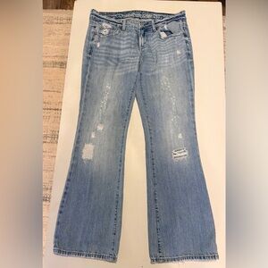American Eagle Outfitters Light Blue Flare Jeans
